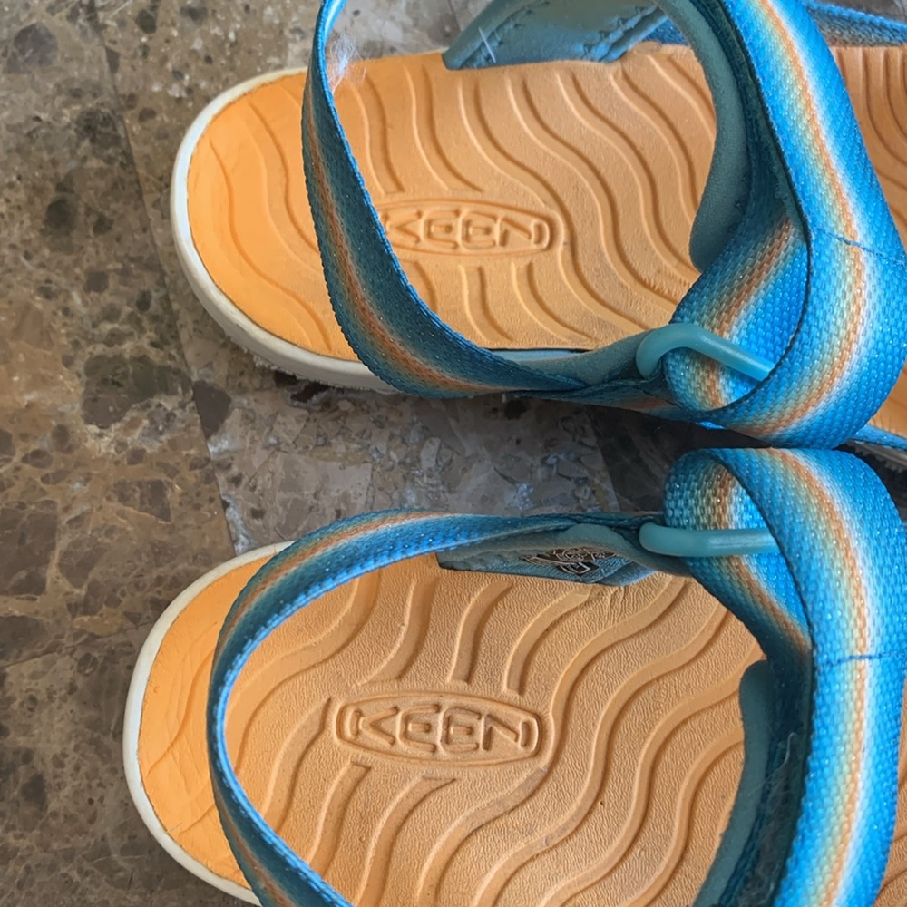 Keen Blue and Orange Outdoor Sandals - Picture 14 of 16